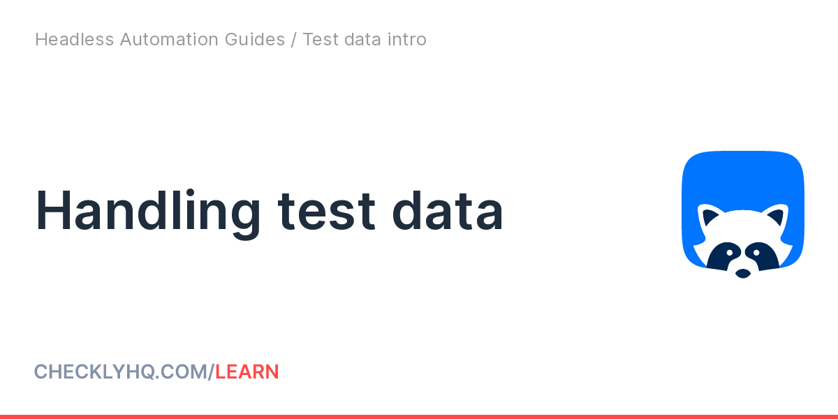 Faker.js library for generating test data